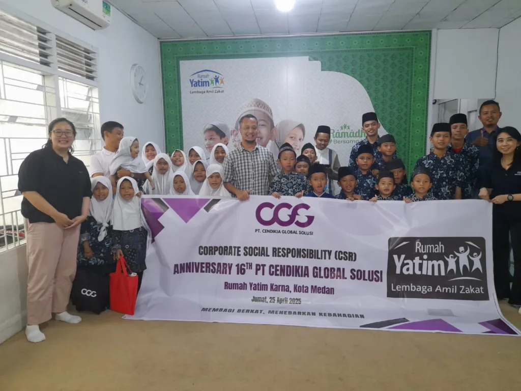 Program CSR CGS dengan Rumah Yatim Karna, Kota Medan - Jumat (25/04)